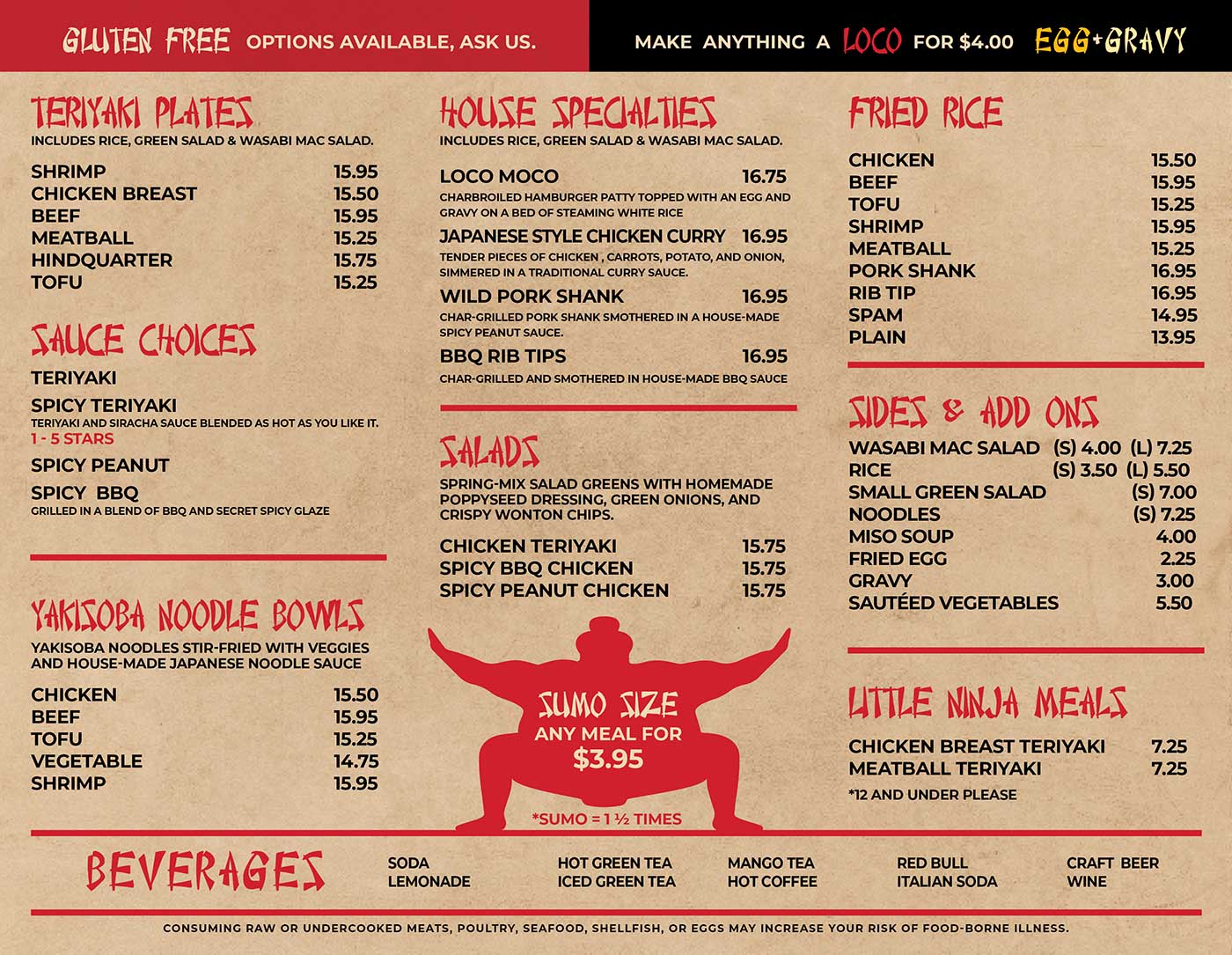 rokkos menu